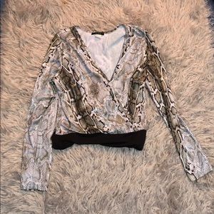 Snakeskin bodysuit